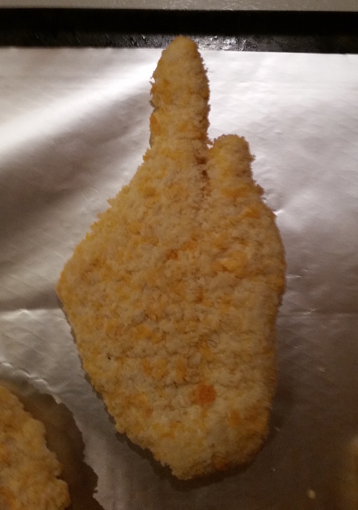 "Every now and then there's a piece of crumbed fish which just says 'up yours'," writes Andy.